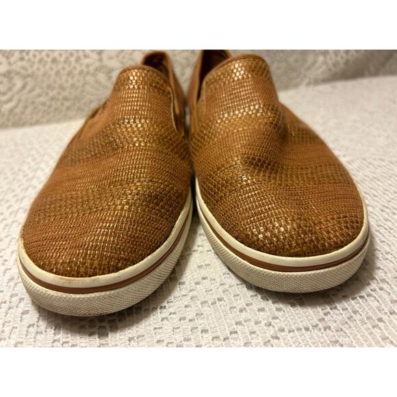 Women’s Ralph Lauren Brown Tread Casual Slip-on Tennis, Janis SZ 8.5 - Picture 2 of 9
